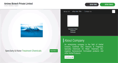 Desktop Screenshot of aminesbiotech.com